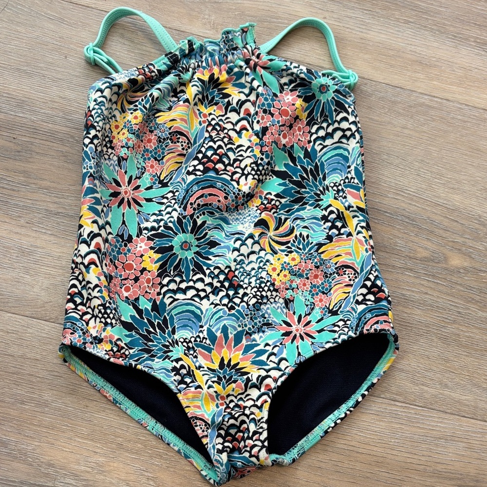 ROXY FLORAL BABY ONE PIECE SWIMSUIT